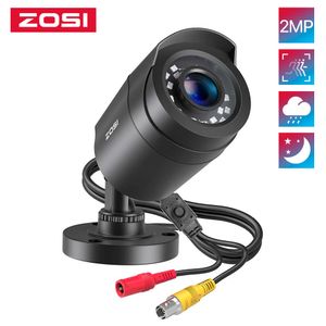 IP-камеры Zosi 2,0MP 1080P Наружная камера безопасности крытого помещения 4-в-1 TVICVIAHDCVBS CCTV Камера для аналогового домашнего наблюдения DVR System 221025