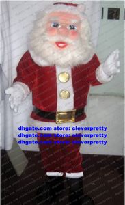Baba Noel Baba Clause Maskot Kostümü Yetişkin Çizgi Film Karakter Kıyafet Takım Aile Hediyeleri Resmi Tatil CX4048
