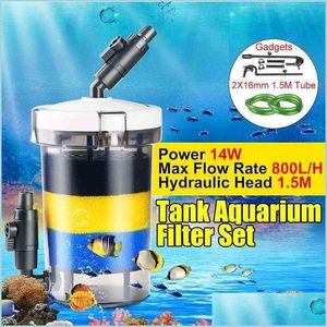 Filtrasyon Isıtma Şeffaf Akvaryum Balık tankı dış kutu filtresi süper sessiz yüksek verimli kova dış filtrasyon sys dhdct