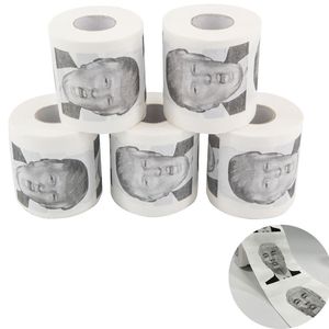 Donald Trump Toilet Paper Napkins Funny Roll Paper Novelty Gift