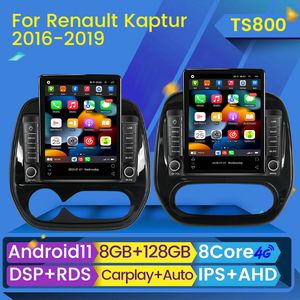 2 Din Android Araba DVD Multimedya GPS 2din Oyuncu Renault Kaptur için Otomatik Radyo Captur 2016-2019 Tesla tarzı Carplay 4G Autoradio Bt