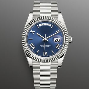 Erkek/Kadın Saatleri Otomatik Mekanik 41mm İzle 904L Paslanmaz Çelik Safir Cam Süper Ayakkar Kol saatleri Montre De Luxe