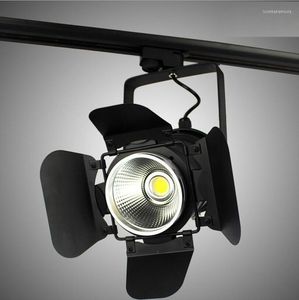 LED Track Light Cob Spotlight 40 Giysiler Ming Montajlı Spotlar Aydınlatma Metal Halide Lamba AC 85-265V