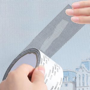 Window Stickers 5cmx2m Net Anti-mosquito Mesh Sticky Screen Door Mosquito Netting Patch Repair Broken Hole Summer Supplies