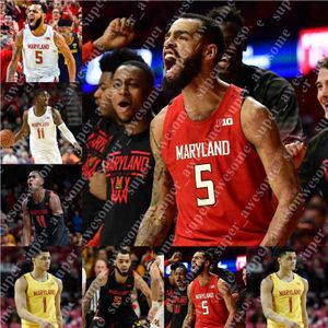 Basketbol Formaları NCAA Maryland Basketbol Forması Fatts Russell Eric Ayala Qudus Wahab Donta Scott Julian Reese Ian Martinez Hakim Hart