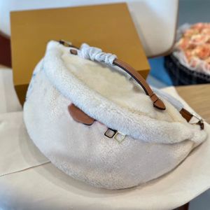Soft Fluffy Teddy Bear Plush Crossbody Bag for Men and Women
