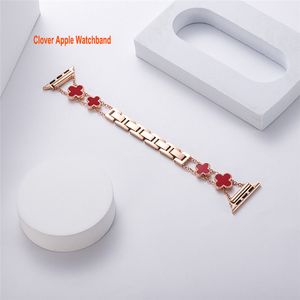 Luxury Metal Diamond Slim Smart Straps Glitter Apple WatchBand 41mm 38mm 40mm 42mm 44mm Iwatch Series 7 6 5 4 3 2 1 Apple Watches Se 8 45mm Rose Gold fofo Band for Women