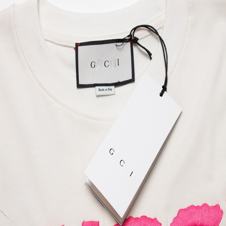 T-shirt femme designer Y2K col rond manches courtes T-shirt homme pur coton avec broderie lettre rose pour la mode et les loisirs