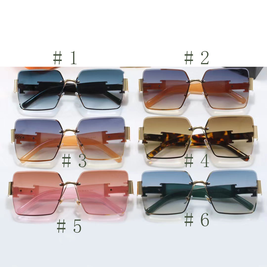 summer woman fashion Cycling sunglasses ladies Outdoor travel Driving Glasses riding wind Cool sun glasse man Casual becah glass Rimless Rectangle