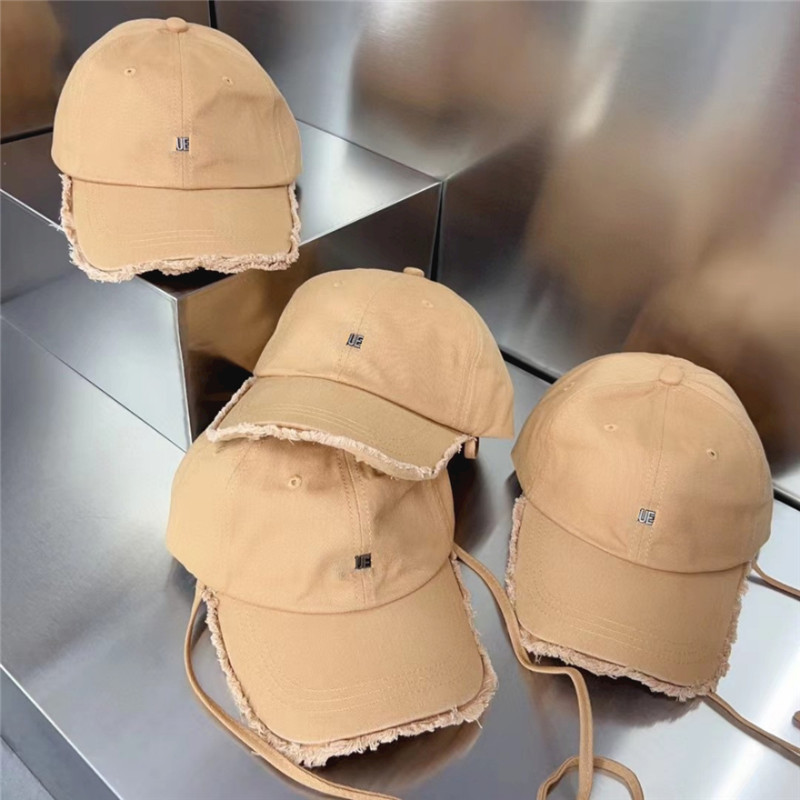 Women's Baseball Caps Women Men Summer Fashion Ball Cap with Rope Men's Casquette Vintage Metal Letter Hat Couple Outdoor Vacation Sports Hats