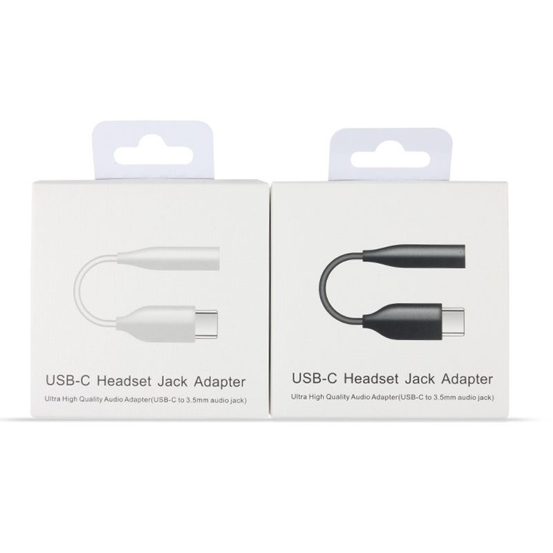 Adaptörler Type-C USB-C Erkek-3.5mm Kulaklık Kablosu Adaptörü Aux Audio Dişi Jack Samsung Note 10 20 Plus