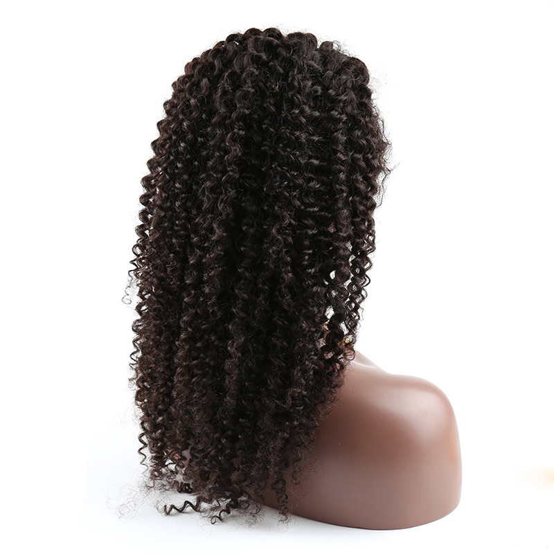 Siyah kadın saçları için frontal kıvırcık peruklar önceden koparılmış işlenmemiş bakire brezilya peruvian tam dantel peruklar insan saçları boyanabilir 13x6 dantel ön peruk