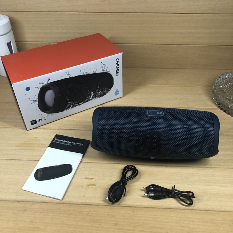 Charge 5 Speaker Portable Mini Bluetooth Subwoofer Waterproof Wireless Outdoor Speakers