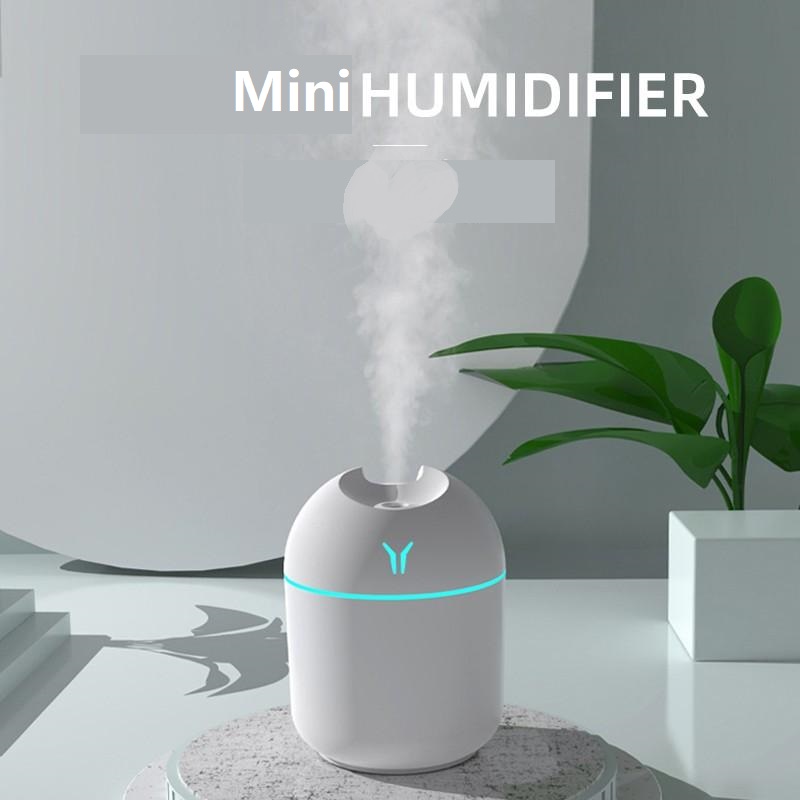 250ml mini hava nemlendiricisi USB AROMA Esansiyel Yağı Difüzör Ev Araba Ultrasonik Mist Maker LED Renk Gece Lambası Difüzör