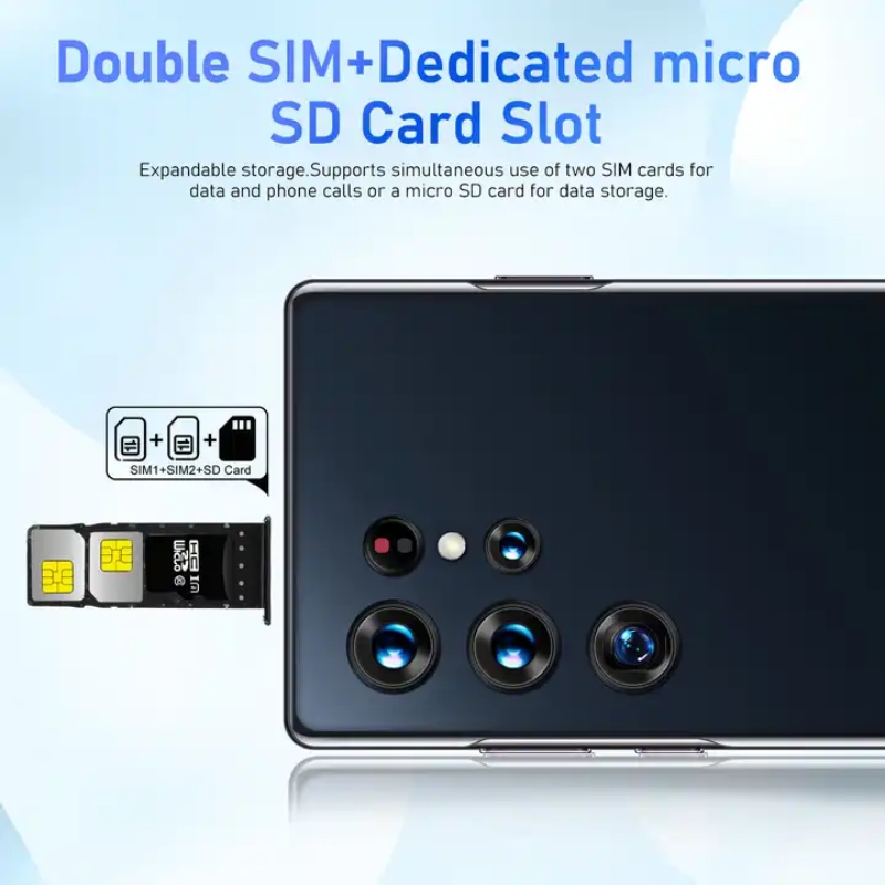 S23 Ultra 5G Smartphone 4G Unlocked 6GB 128GB Cell Phone Touch Screen Octa Core 6.8-inch Full Screen Fingerprint Android Face Recognition 13MP Camera GPS 1TB 512GB