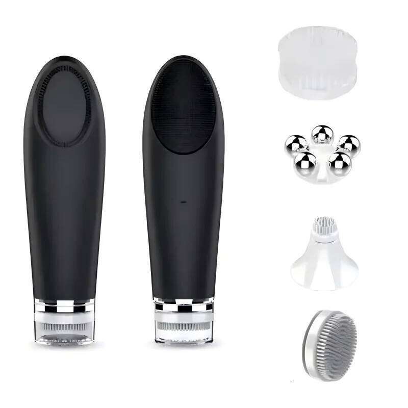 Skin Care Device Waterproof Soft Silicone Face Washing Facial Massager Electric Cleansing Brush