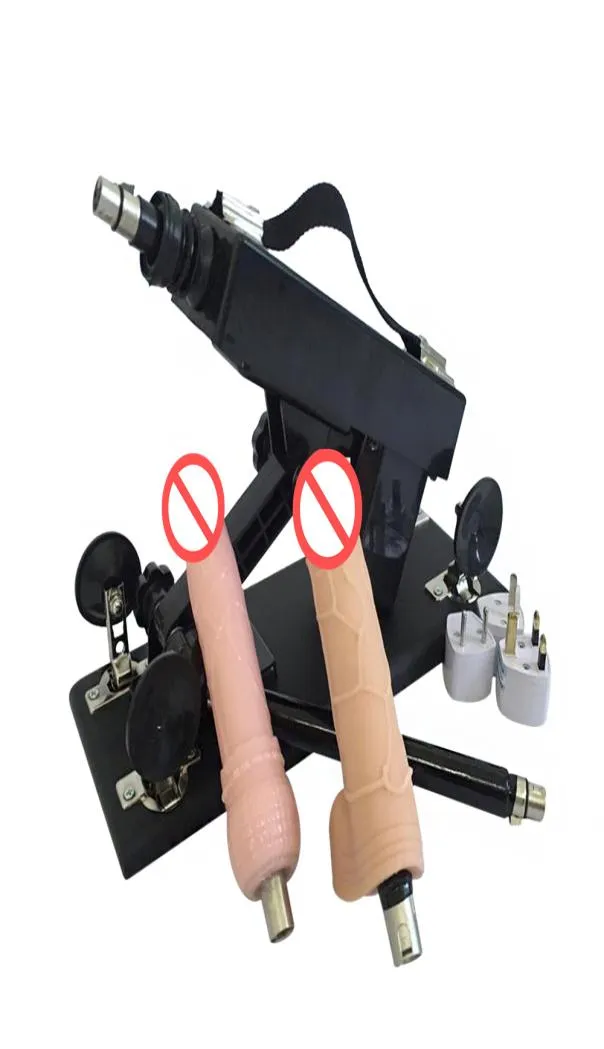 Realistic Cm Retractable Intercourse Machine Gun With Dildo For Female