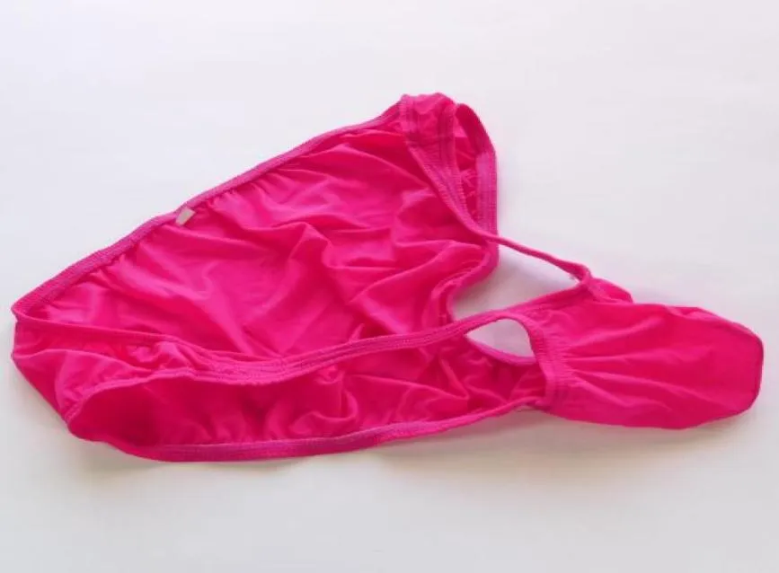 Mens Silky Soft String Bikini With Front Pouch And Moderate Back Fashionable Mens Crotchless