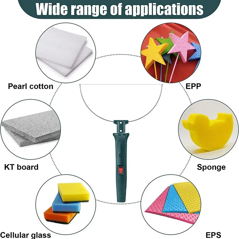 Electric Foam Cutter Kit With Temperature Controller V W Hot Wire Cutting For Art And