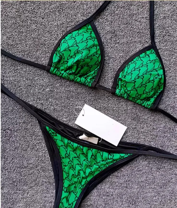 Tie Side Bikini Sets For Women Thong Swimsuit Bandage Bathing Suit