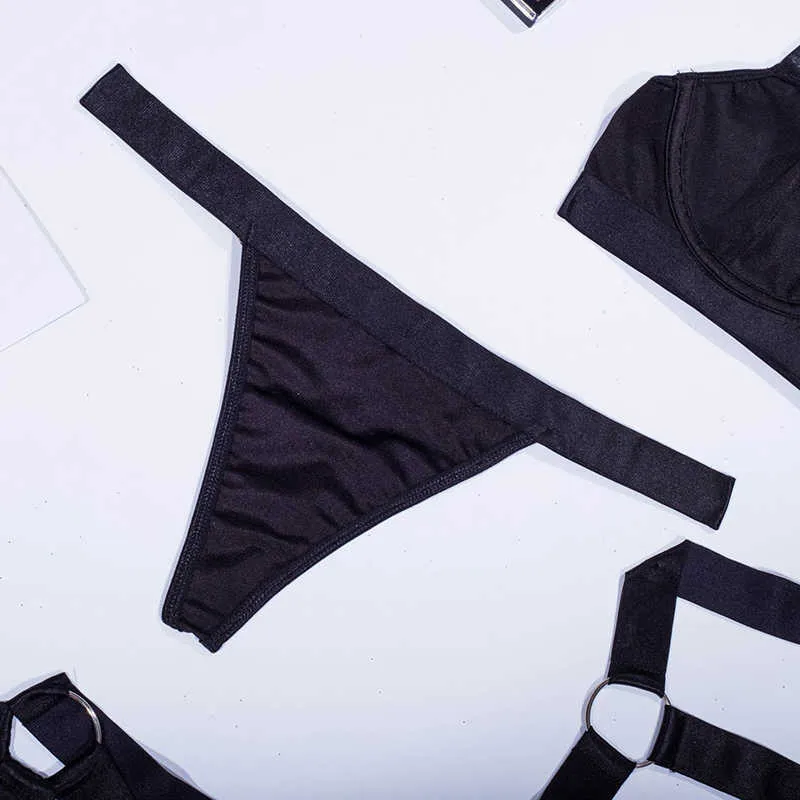 Sexy Set Goth Dessous Set Hot Erotik Harness Outfits Nachtkleid Sexy Dessous Strumpfband