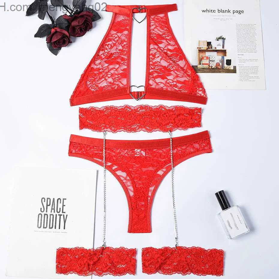 Sexy Set Jsy Sexy Bra And Panties Set Lingerie Blue Lace Womens