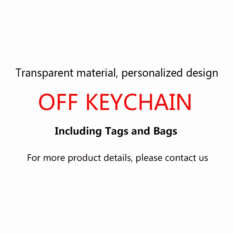 Lanyards fashion series brand Transparent off key chain designer carved logo alloy buckle men and women Hanging Rope decorative keychain with exquisite packagin 23