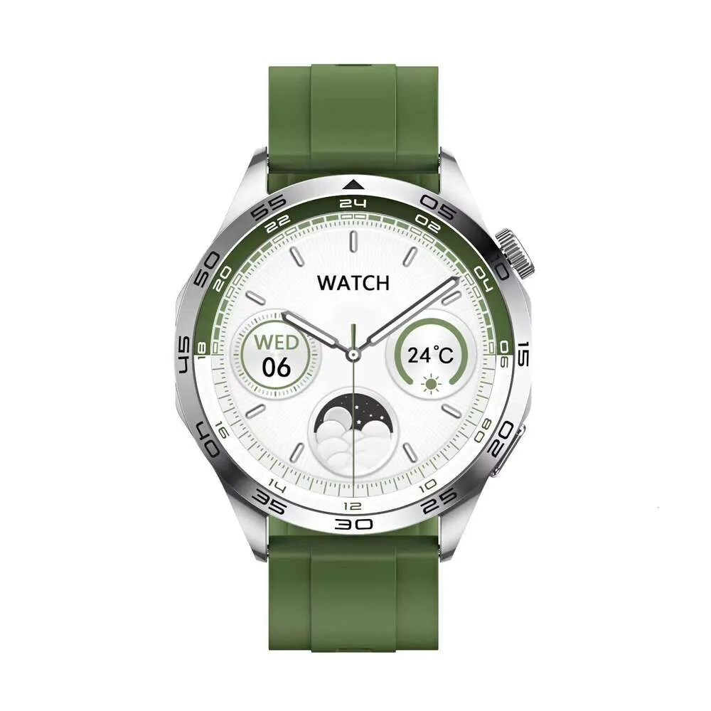 DHgadgets Men Smart HD Replaceable Strap 1.43" AMOLED Business BT Call Health Watch for Sport Heart Rate Monitoring Smartwatch