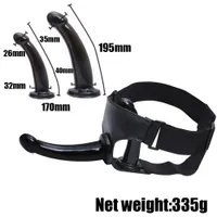Ultimate Pleasure Double Ended Strap On Dildo For Couples Premium Elastic Harness Belt Adult Sex
