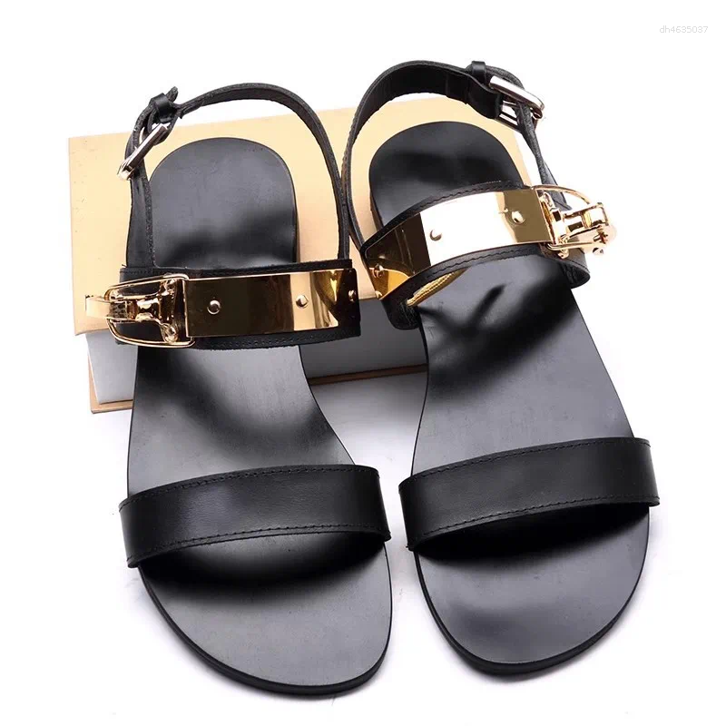 Bulk Sandals British Retro Leather Mens Sandals High... At Only &Price; | DHgate.Com - Image 3