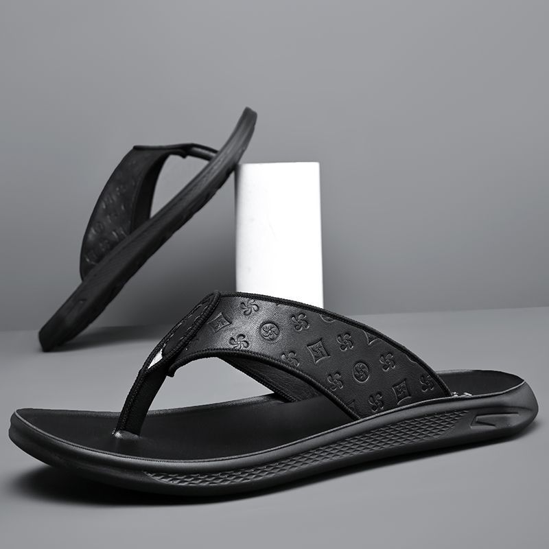2026 Summer New Embossed Design Casual Trend Anti Slip Men Flip Flops High Quality Beach Versatile Slippers Size 38 44_voghion.com
