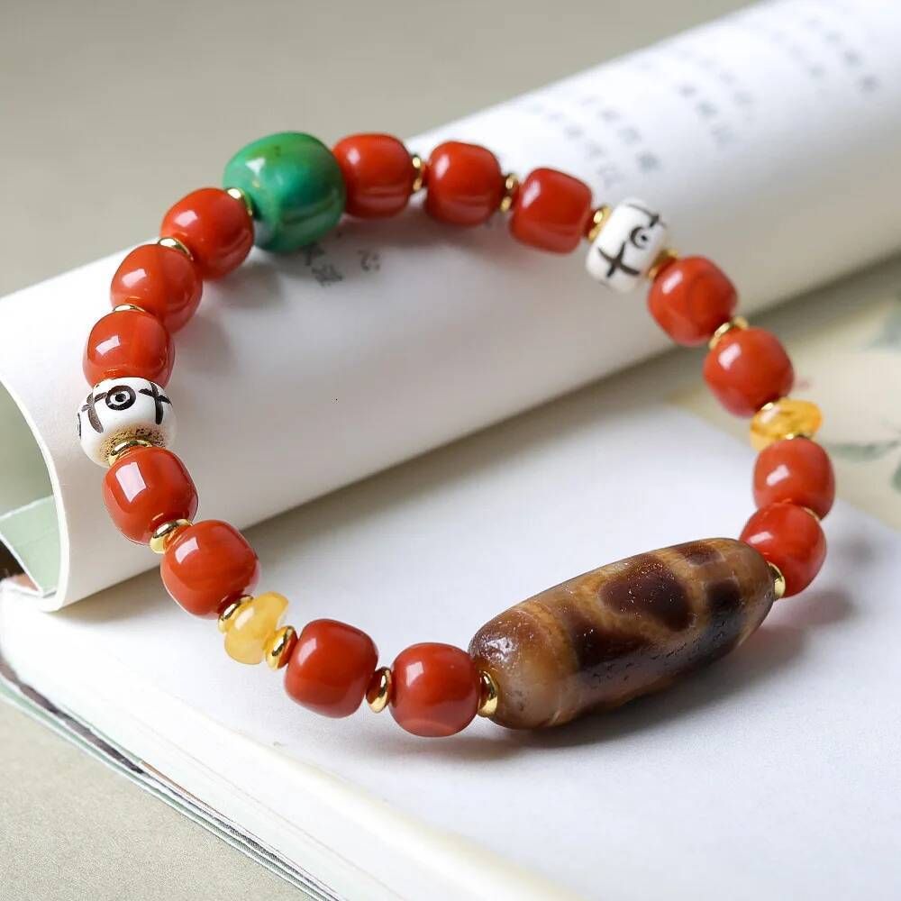 Original Design Nan Hong Agate Barrel Bracelet... From Ddmynov, &Price; | DHgate.Com - Image 3