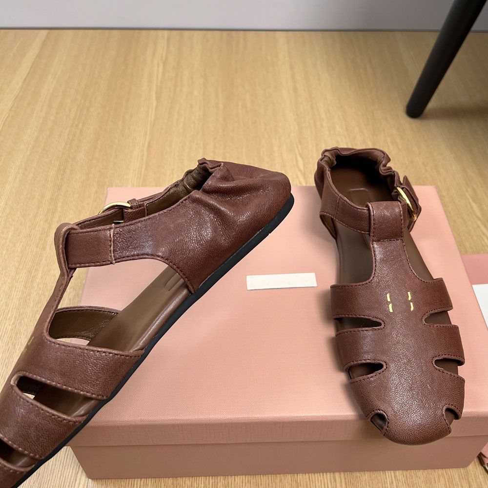 Bulk Ruches Nappa Leather Fishermans Sandals For Women ... At Only &Price; | DHgate.Com - Image 2