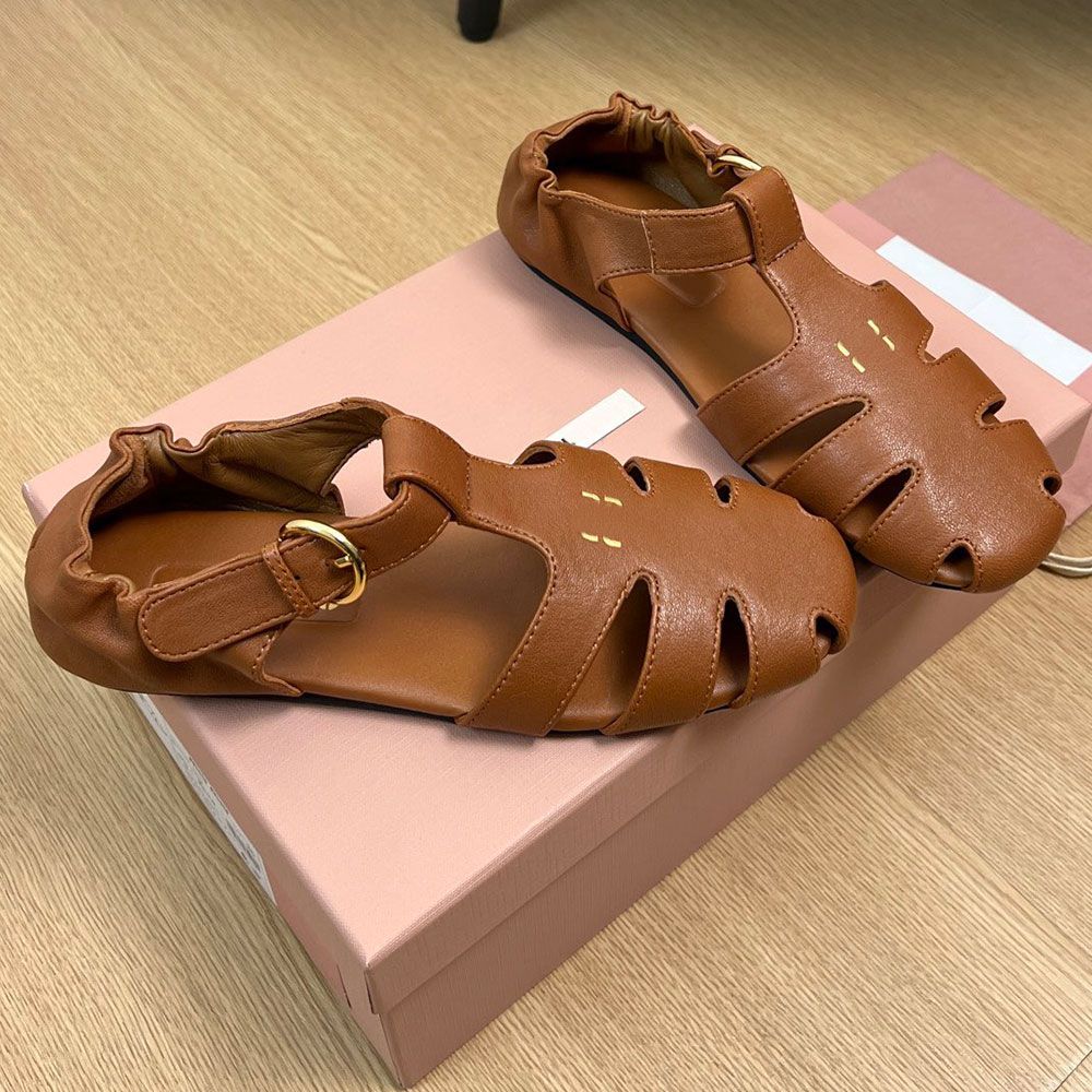 Bulk Ruches Nappa Leather Fishermans Sandals For Women ... At Only &Price; | DHgate.Com - Image 3