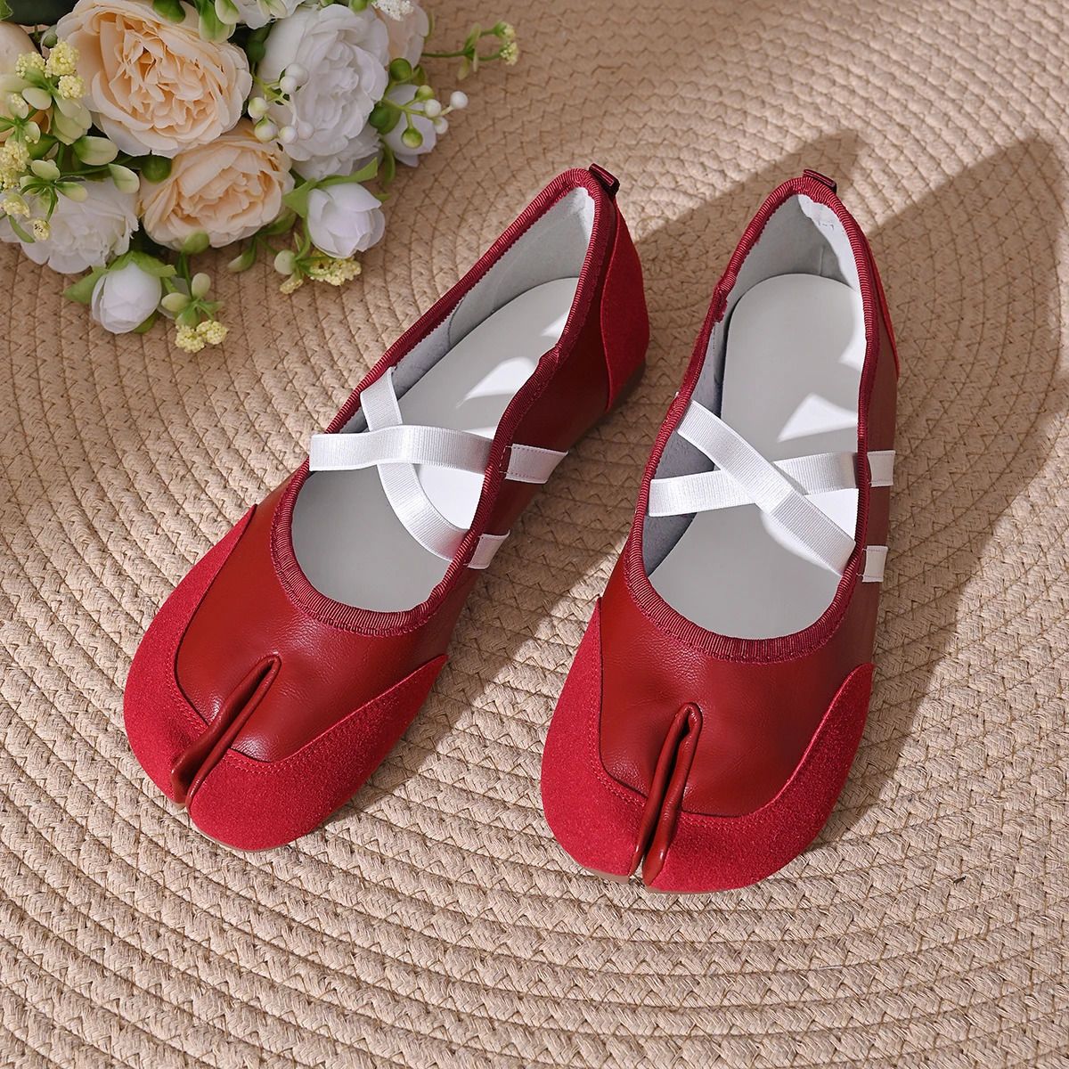 Comfort Flat Heel Lightweight Tabi Women Summer Soft On Non Slip Sneakers Casual Womans Walking Shoes 260307_voghion.com