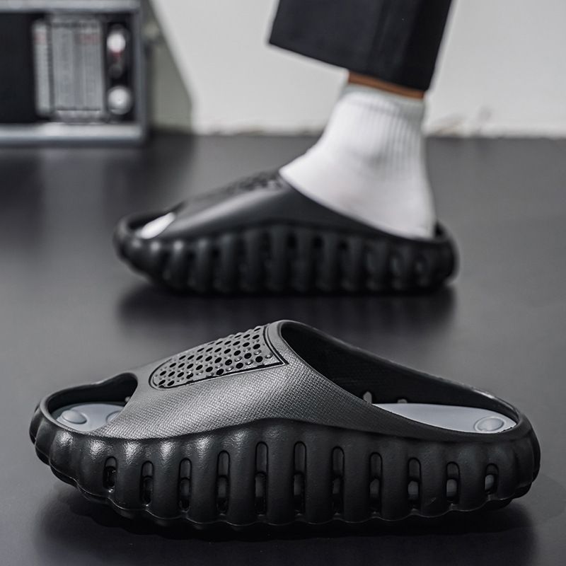 hot Free Delivery Slippers Fashionable Solid Color Men's Drag Casual And Comfortable Foot Feel Anti Slip_voghion.com