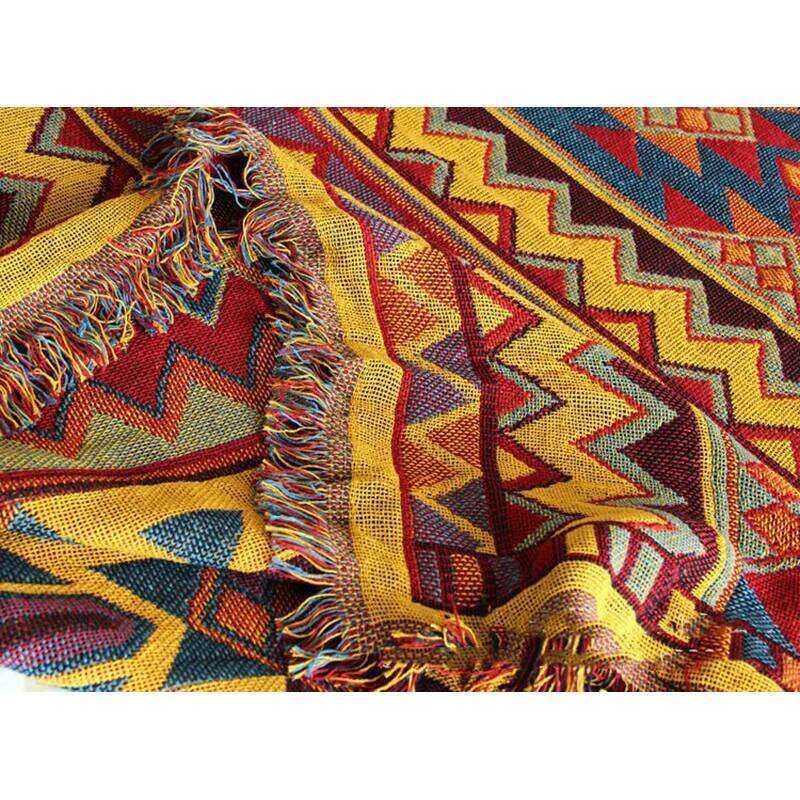 Bohemia Knitted Cotton Blanket Reversible Jacquard... From Lucilius66, &Price; | DHgate.Com | Better Than Pottery Barn, Crate & Barrel. 4 Bohemia Knitted Cotton Blanket Reversible Jacquard... From Lucilius66, &Price; | DHgate.Com | Better Than Pottery Barn, Crate & Barrel. - Image 4