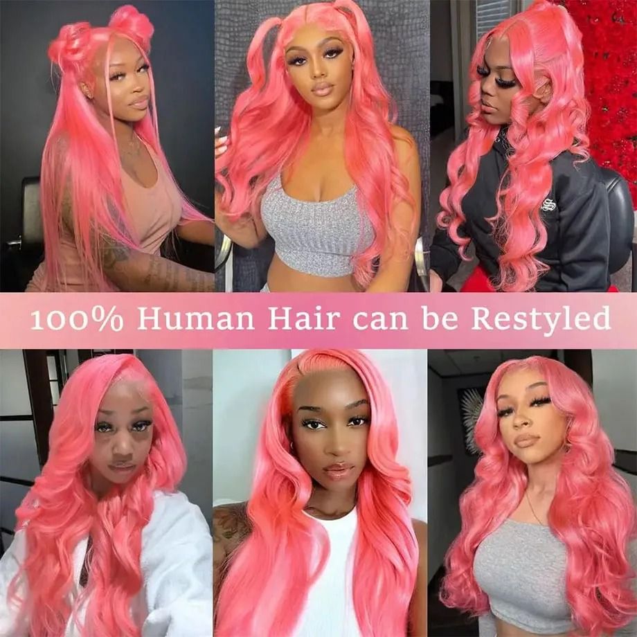 Ombre Highlight Brown Blonde Loose Wave Human Hair Wig Dark detail view 4