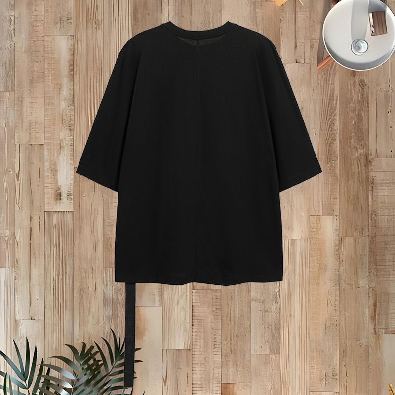 Unisex Pentagram Graphic Tee, Loose Batwing Cotton Shirt | DHgate - Image 2