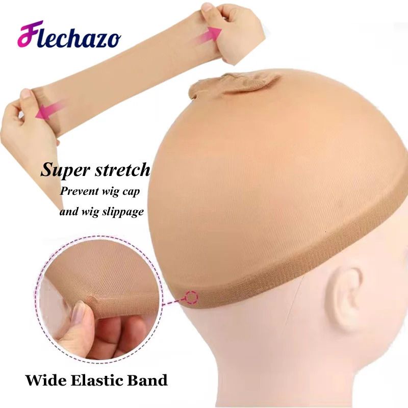 Nylon Wig Making Cap Mesh Stocking Wig Cap Invisible Hair view 2