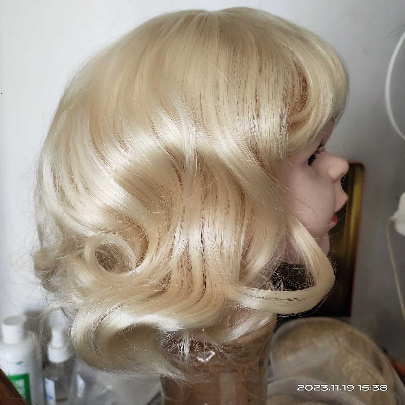 Baby Blonde Curly Wig Kids Headwear Girl Coronet Light detail view 2