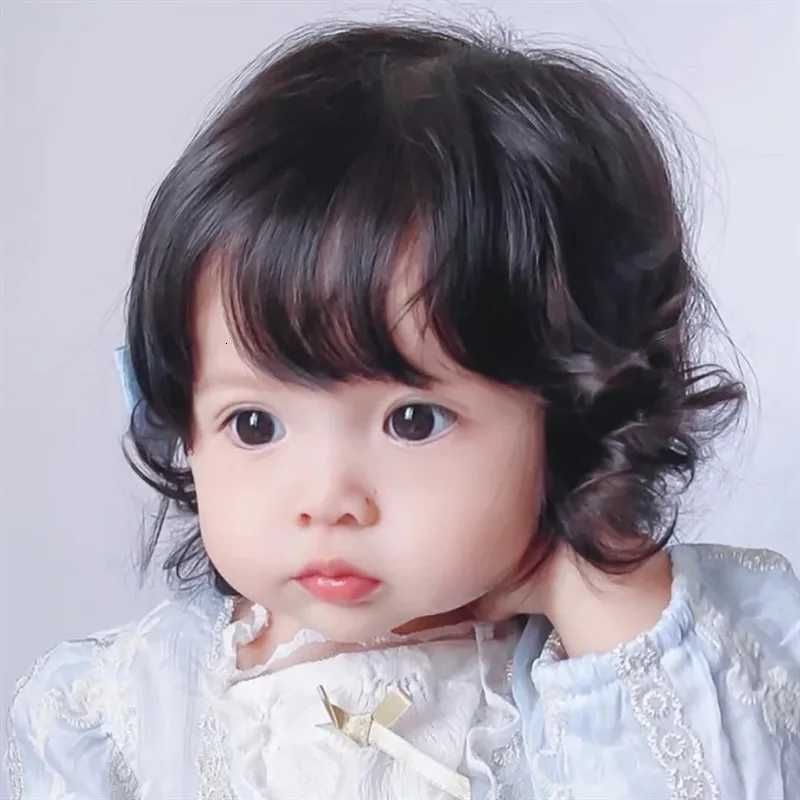 Baby Blonde Curly Wig Kids Headwear Girl Coronet Light view 2