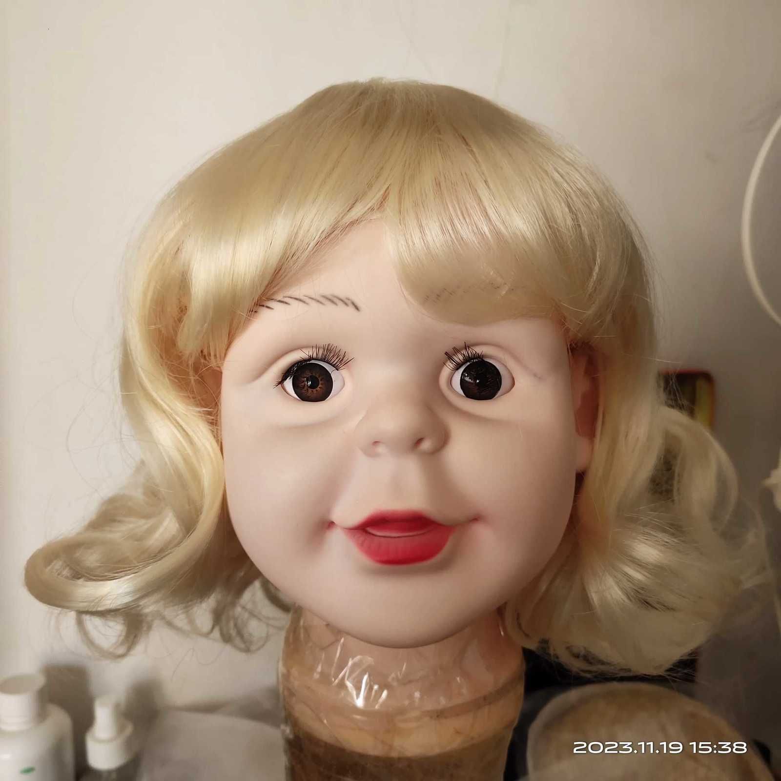 Baby Blonde Curly Wig Kids Headwear Girl Coronet Light detail view 3