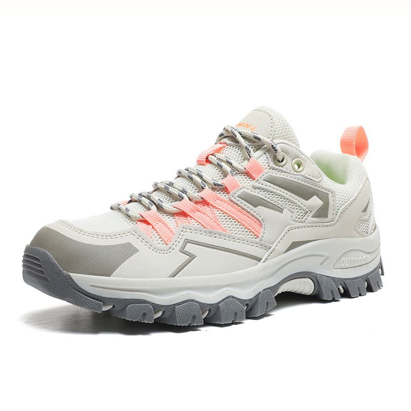 Scarpe da trekking da uomo per attività all'aperto, con tomaia in mesh traspirante e suola robusta antiscivolo, ideali per trekking e alpinismo._voghion.com