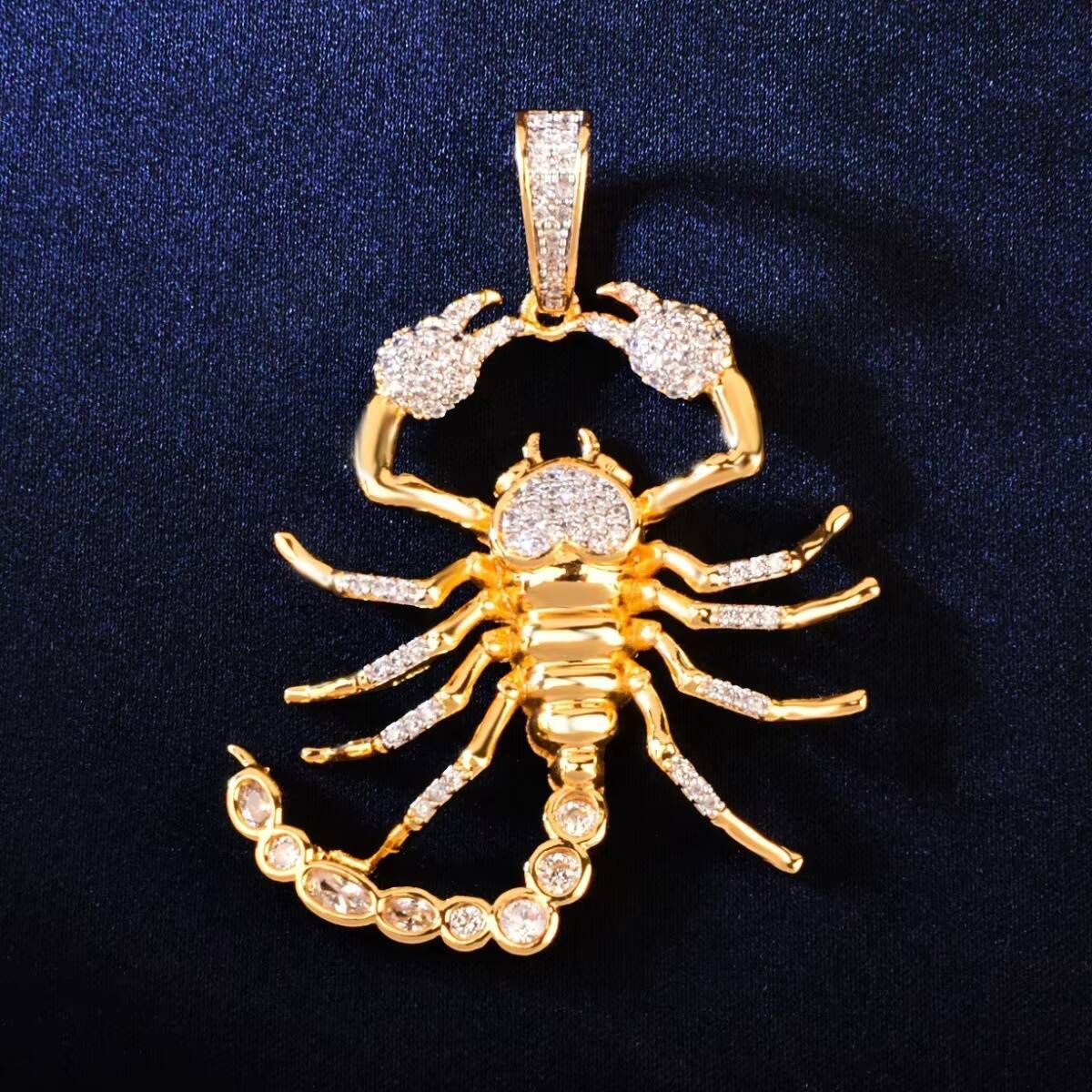 18K Gold Plated Scorpion Moissanite Gold Scorpion... - Image 5