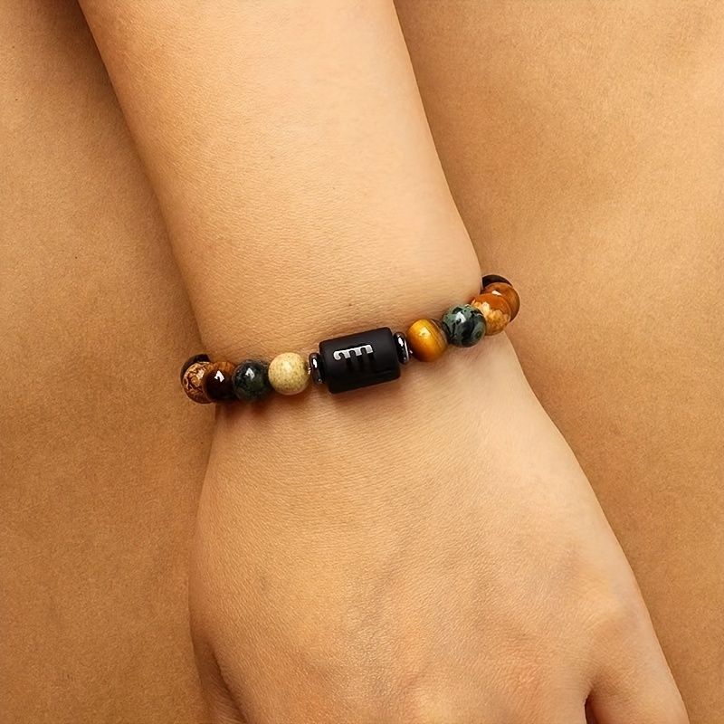 Zodiac Charm Personalized Bracelets For Men - Image 3
