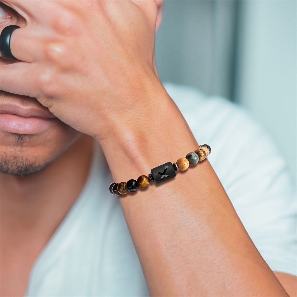 Zodiac Charm Personalized Bracelets For Men - Image 4