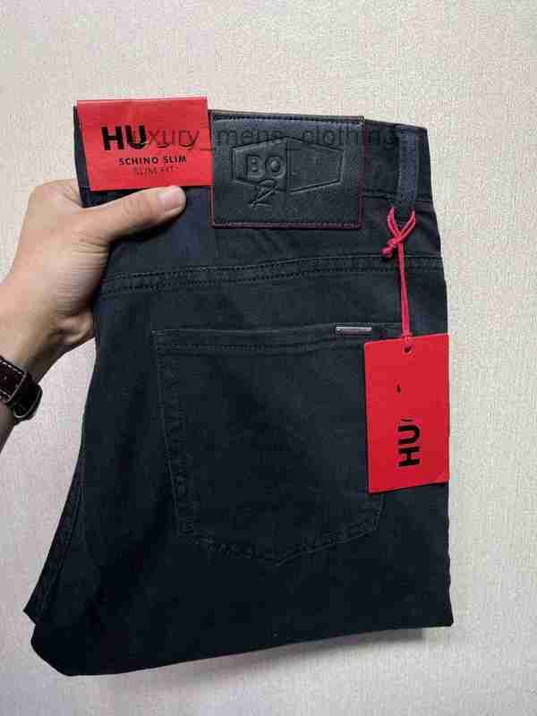 Designer jeans luxury men's jeans Autumn and winter thick denim jeans stylish and slim-fit Combining Vintage Design Elements with Modern Comfort KV54 Men's Jeans