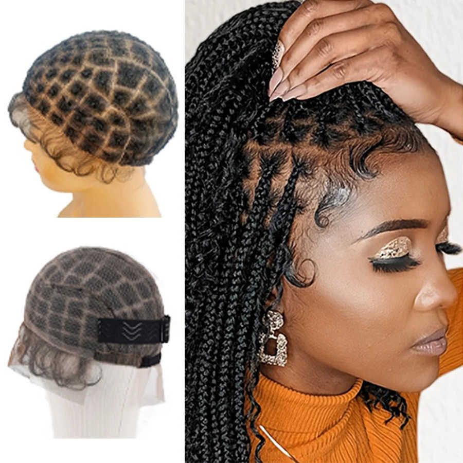Gray Full Lace Sport Faux Loc Wig with Baby hair detail