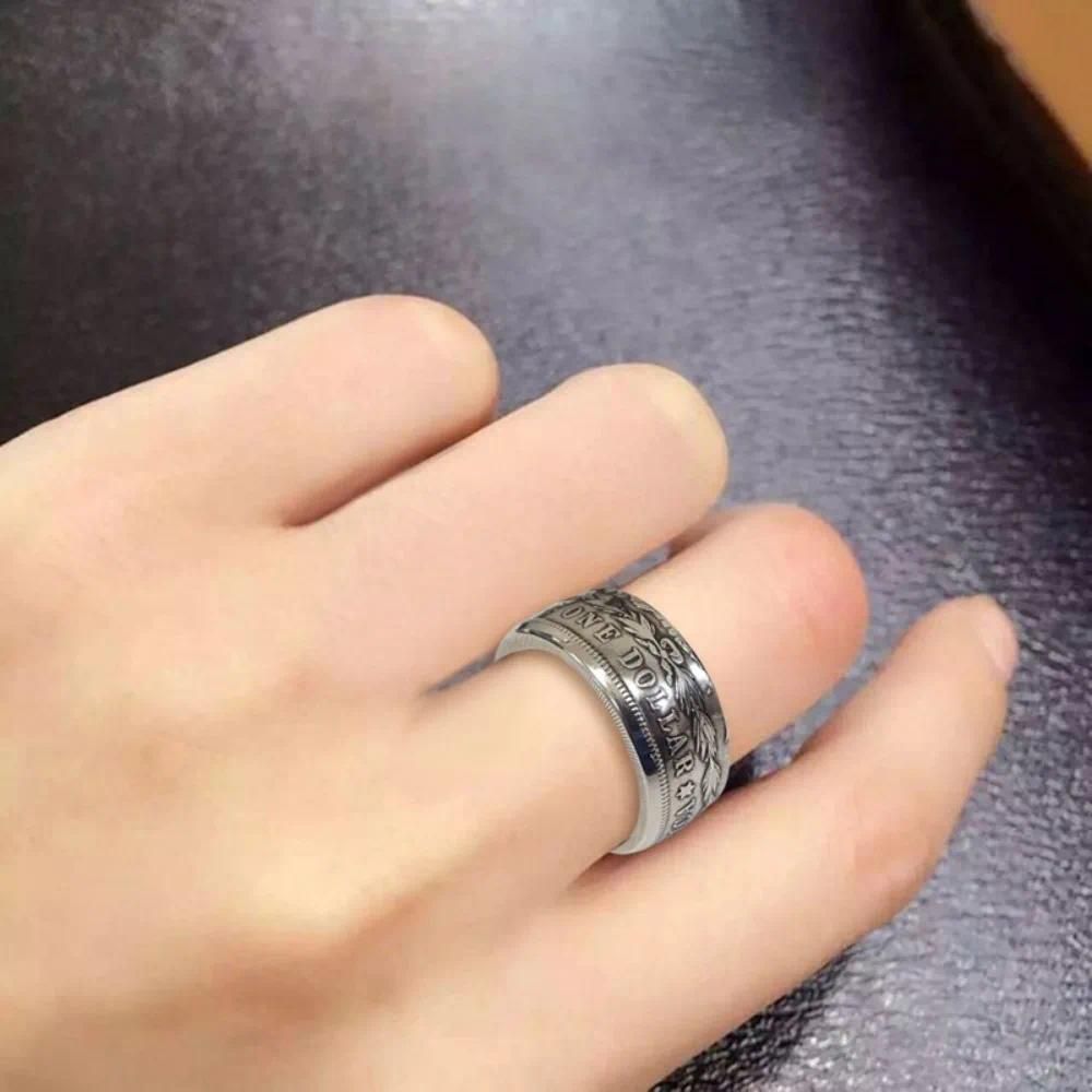 New Simple Trend Niche Personalized Dollar Coin Ring... - Image 2